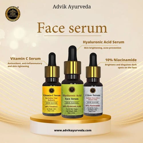 how to use face serums by Advik Ayurveda