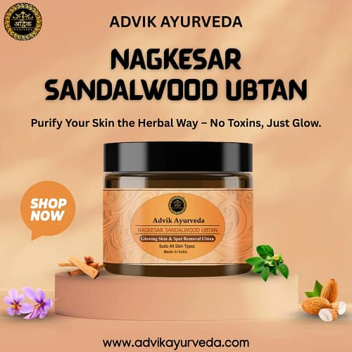 Advik Ayurveda Nagkesar-Sandalwood Ubtan
