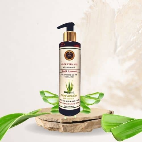 Advik Ayurveda Aloe Vera Gel with Vitamin-E (Paraben and Toxin- free), 200ml