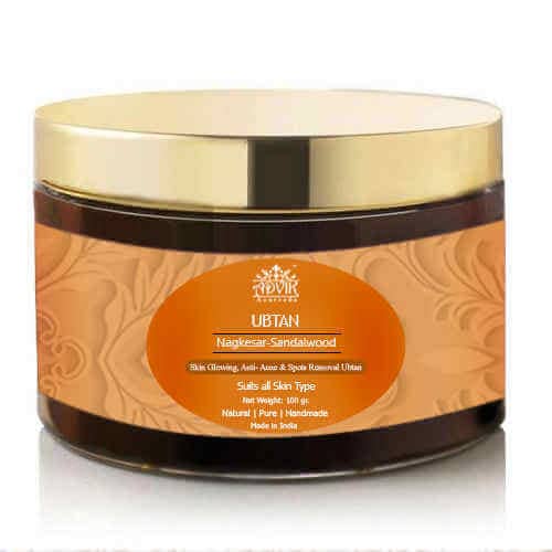 Advik Ayurveda Nagkesar-Sandalwood Ubtan for Skin Brightening, 100 gr