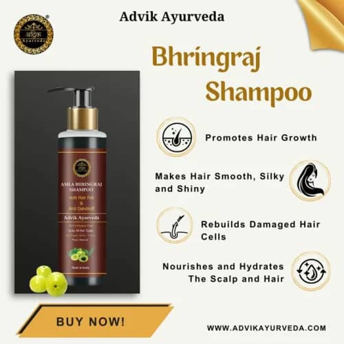 Advik Ayurveda Bhringraj Shampoo with Amla