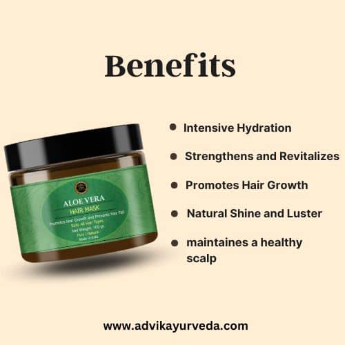 Advik Ayurveda Aloe Vera Hair Mask