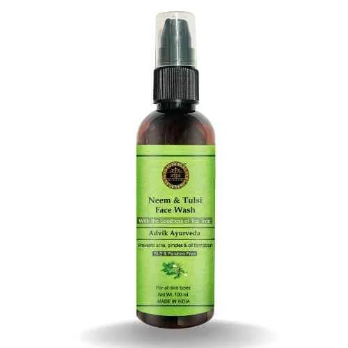 Advik Ayurveda Neem Tulsi Face Wash for Acne and Pimples-100ml