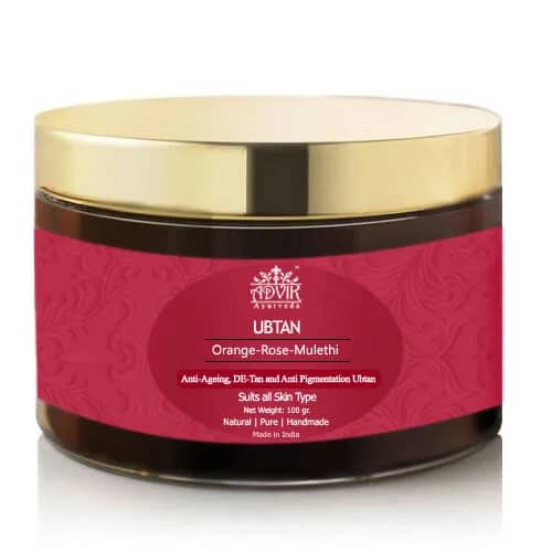 Advik Ayurveda Orange Rose Mulethi Ubtan, 100 gr