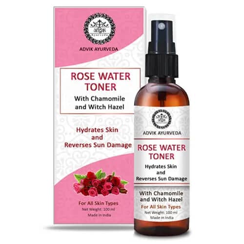 benefits of rose water toner