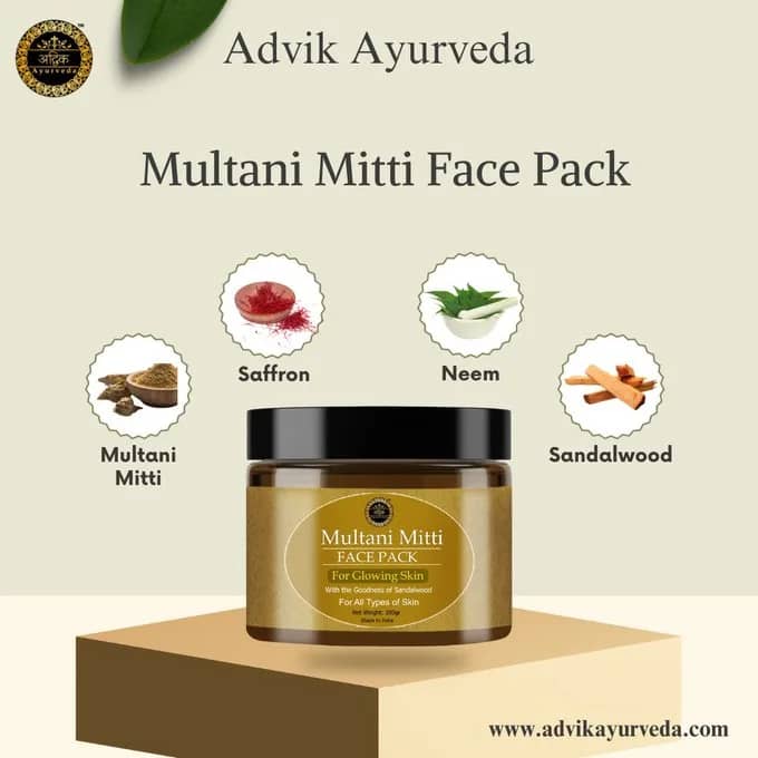 Multani Mitti Face Pack by Advik Ayurveda