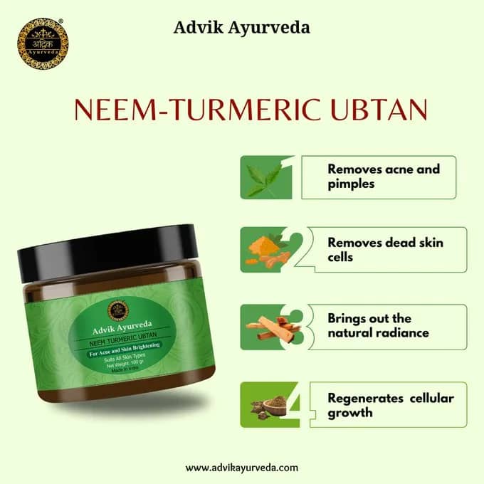 Advik Ayurveda Neem-Turmeric Ubtan