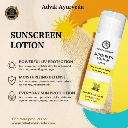 Sunscreen Lotion by Advik Ayurveda